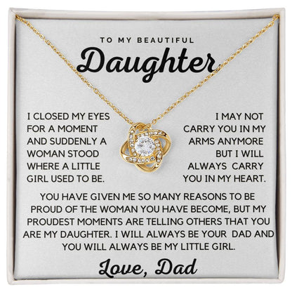 To My Beautiful Daughter - I Carry You In My Heart