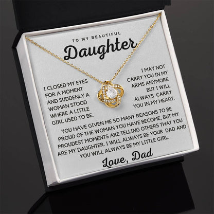To My Beautiful Daughter - I Carry You In My Heart