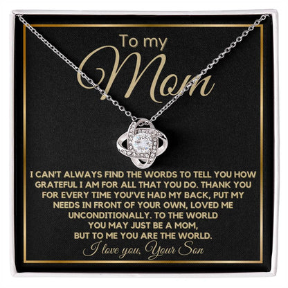 To My Mom From Son - You Loved Me Unconditionally