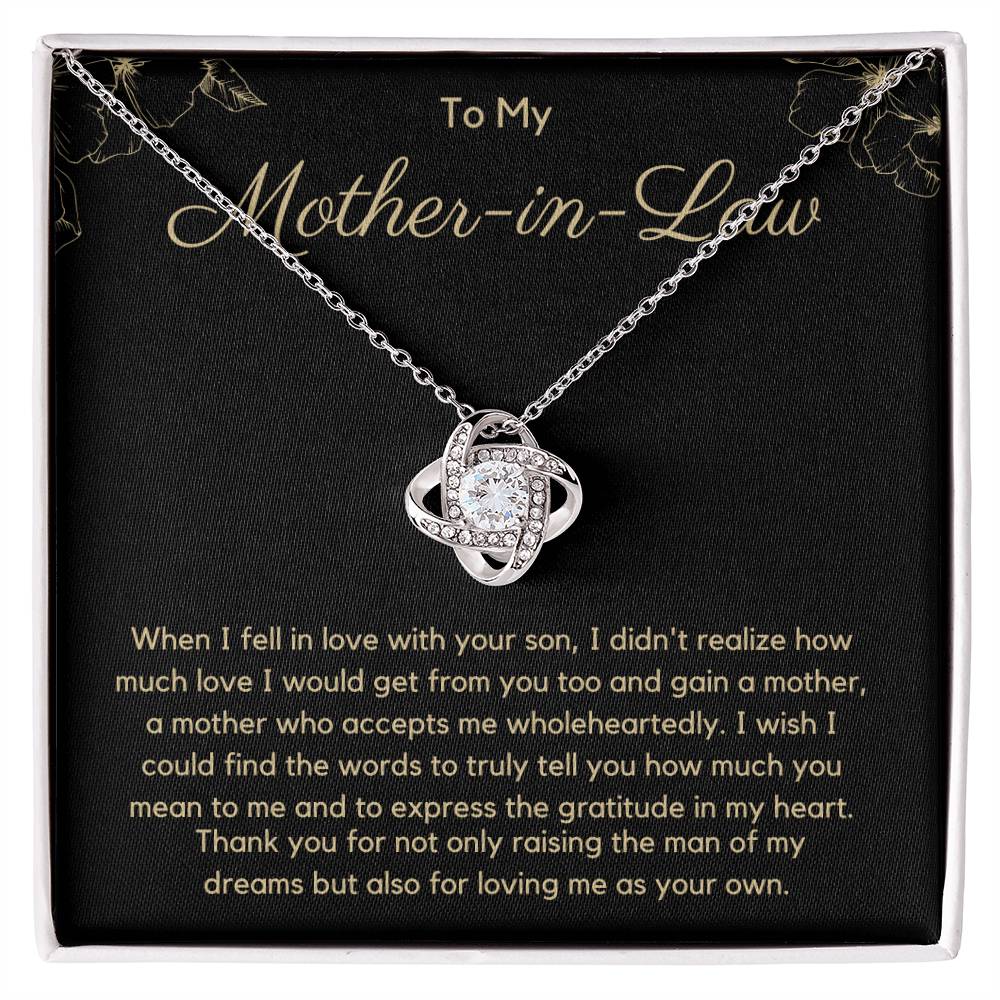 Gift For Mother In Law - Thank You For Loving Me