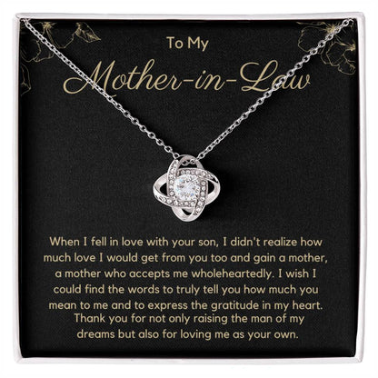 Gift For Mother In Law - Thank You For Loving Me