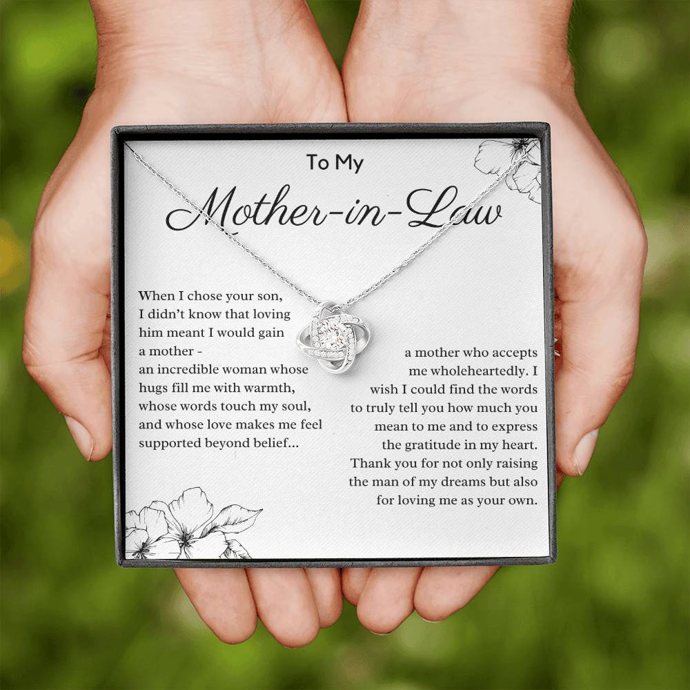To My Mother In Law From Daughter In Law - Thank You For Loving Me As Your Own