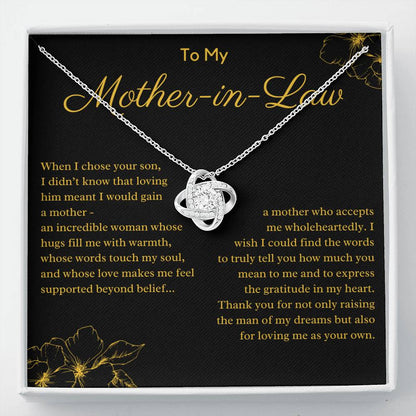 To My Mother In Law From Daughter In Law - Thank You For Loving Me As Your Own