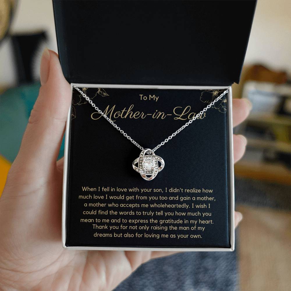 Gift For Mother In Law - Thank You For Loving Me