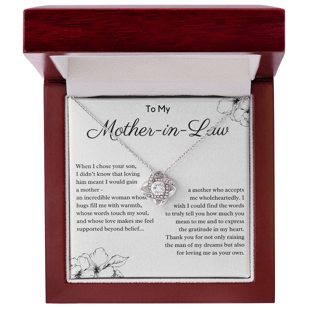 To My Mother In Law From Daughter In Law - Thank You For Loving Me As Your Own