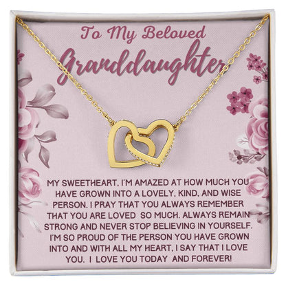 Gift for Granddaughter - I Am Proud Of You