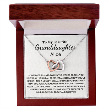Custom Name Gift For Granddaughter - You Are So Much Loved