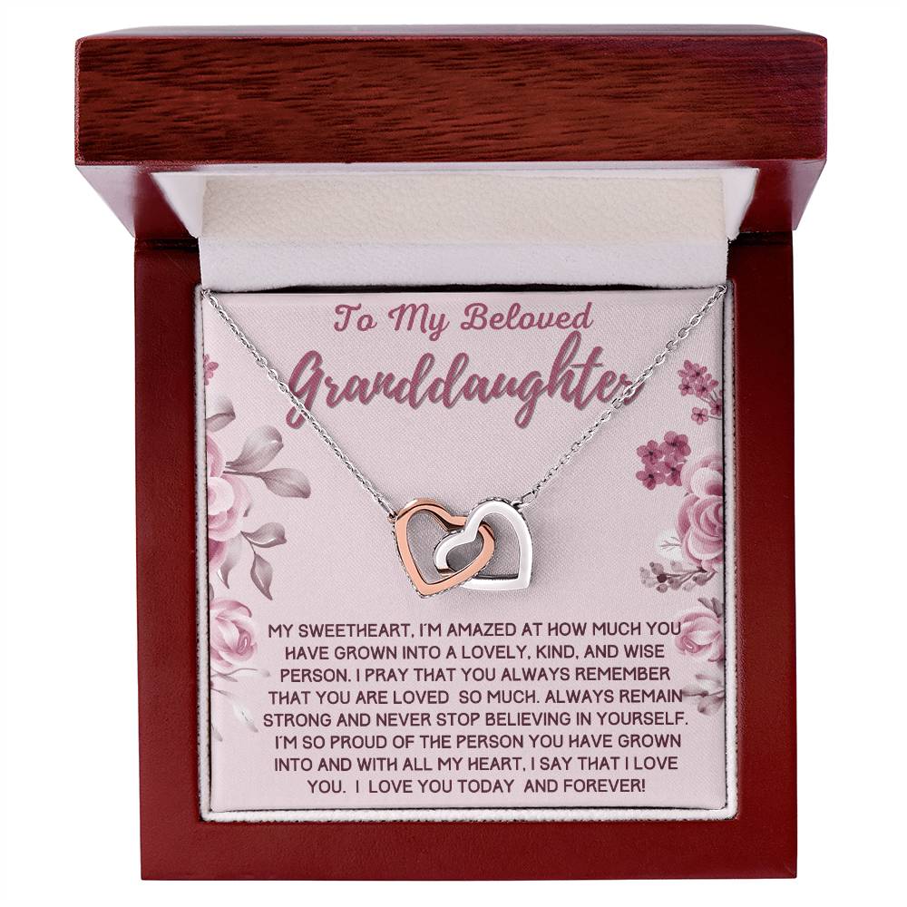 Gift for Granddaughter - I Am Proud Of You