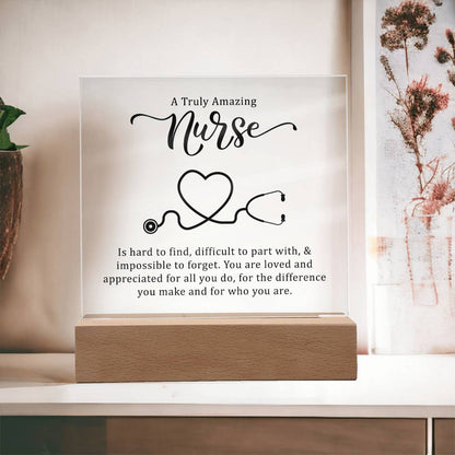 Truly Amazing Nurse Acrylic Gift