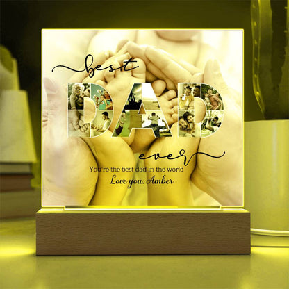 Gift For Best Dad Ever Acrylic Plaque