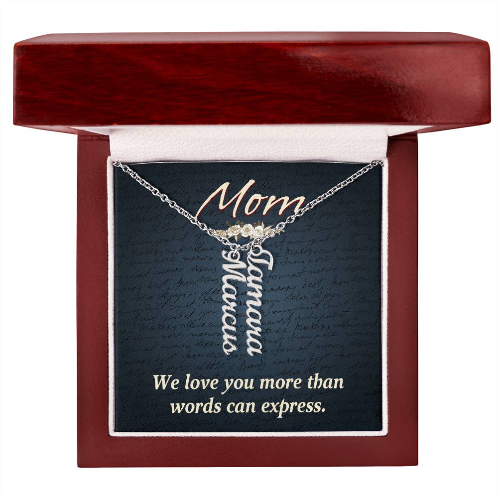 Gift for Mum from Kids - We love you more than words can express