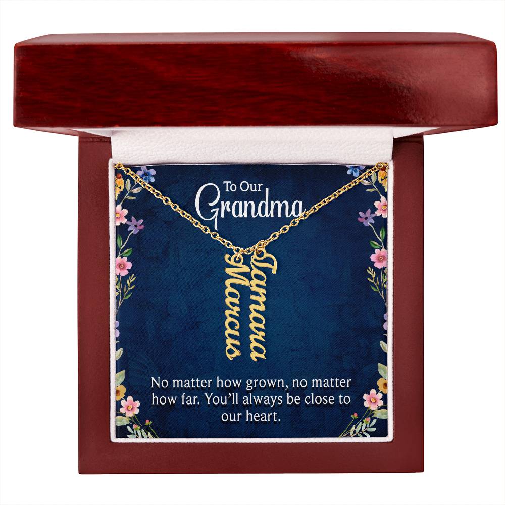 To our Grandma - You are always close to our  heart