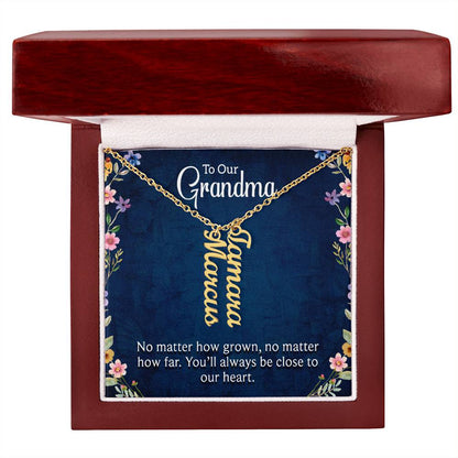 To our Grandma - You are always close to our  heart