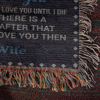 Gift For Husband - The Day I Met You - Woven Blanket