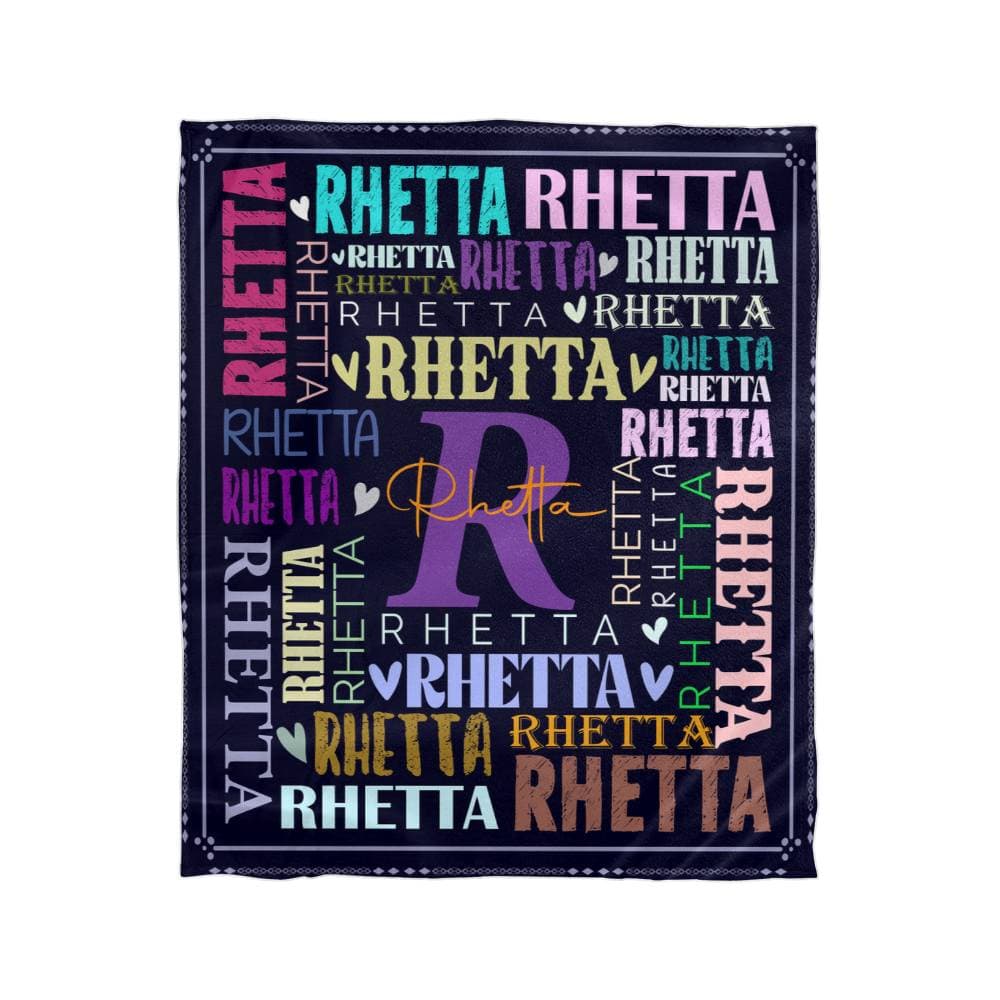 Personalized Name Mink Touch Fleece Blanket