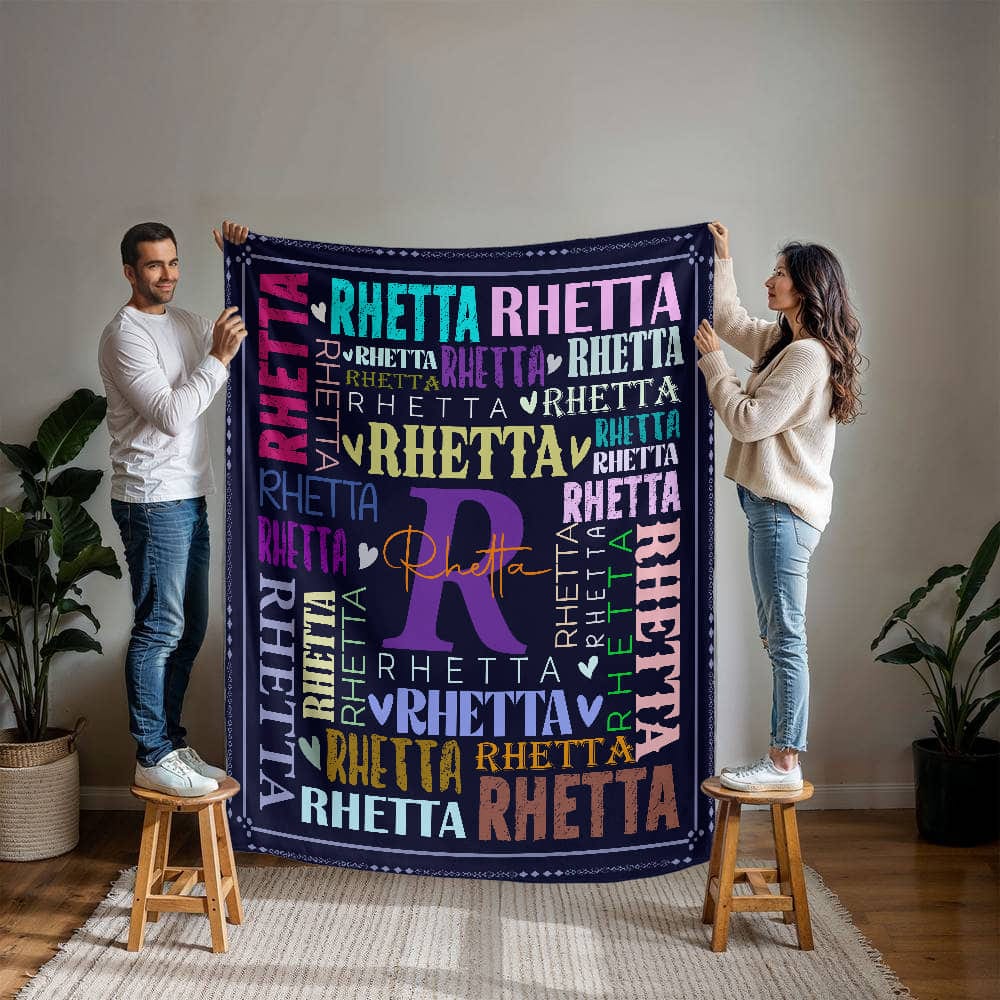 Personalized Name Mink Touch Fleece Blanket