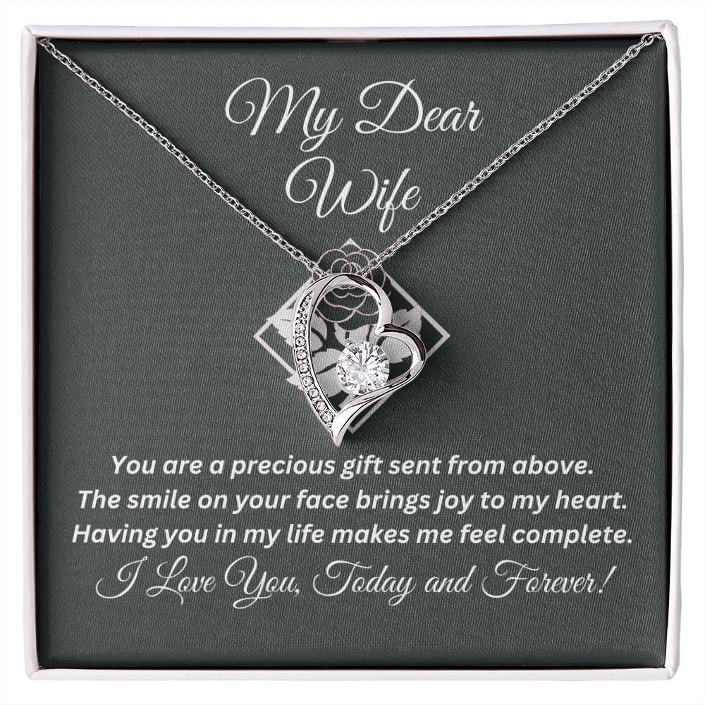 To My Dear Wife From Husband - You Are A Precious Gift Sent From Above