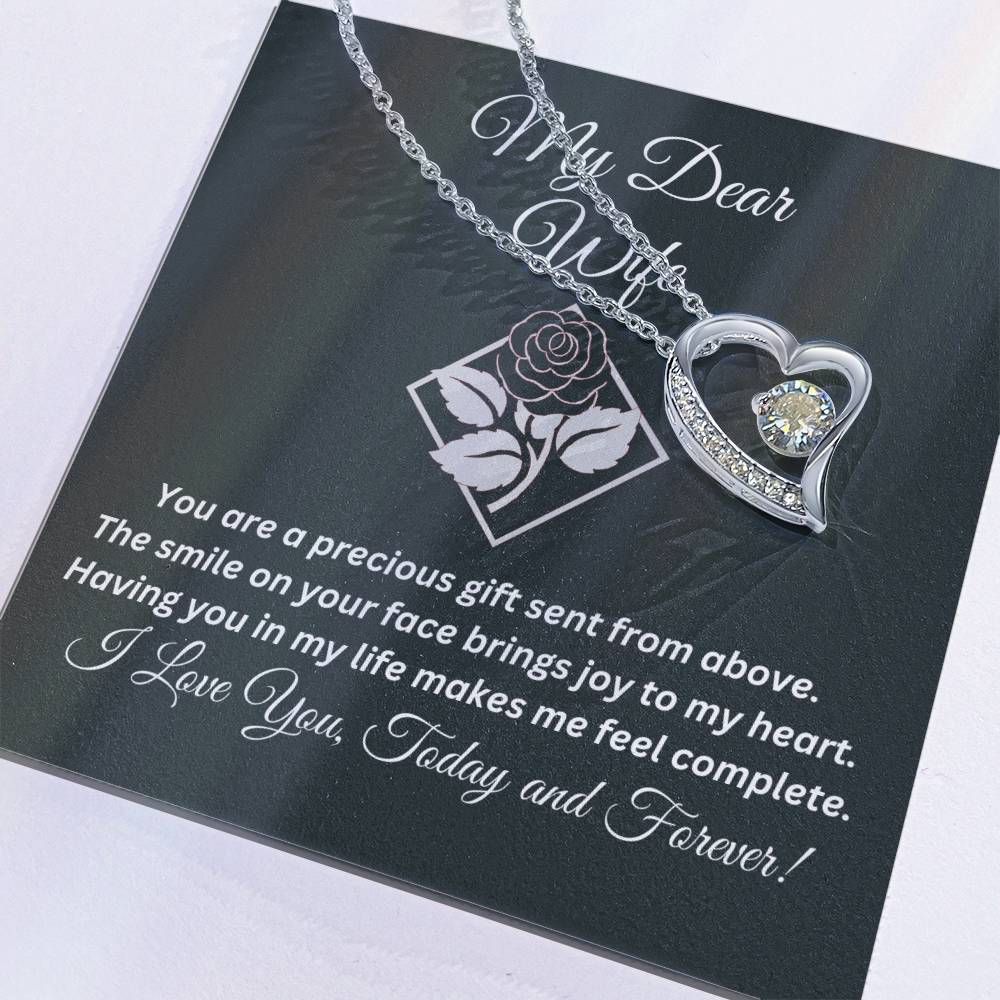 To My Dear Wife From Husband - You Are A Precious Gift Sent From Above