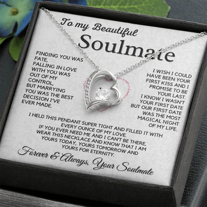 To My Soulmate, Husband - My Forever Love Necklace