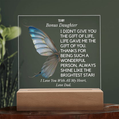 Gift For Bonus Daughter -Brightest Star