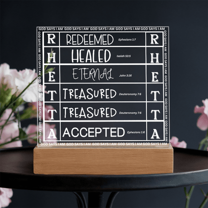 Custom Name Acrylic Plaque