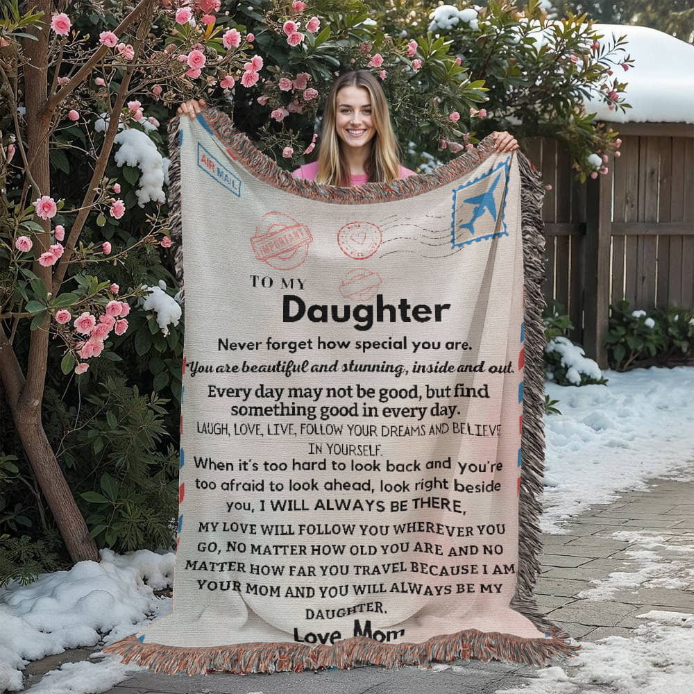 Gift For Daughter -You Are Special Woven Blanket