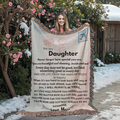 Gift For Daughter -You Are Special Woven Blanket
