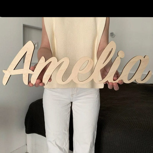 Wooden Name Sign Custom Name Sign Personalized Nursery Decor Wall Decor Name Sign for Nursery