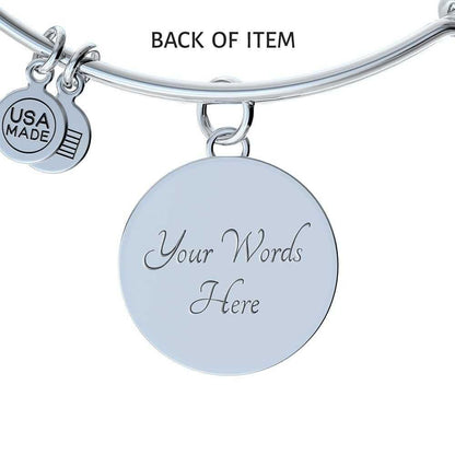 For My Daughter - I Believe In You - Circle Bracelet