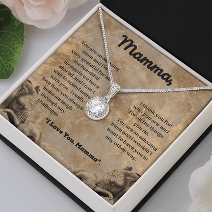Gift For Mum/Mother/Stepmum - Amazing Mamma - Necklace