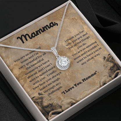 Gift For Mum/Mother/Stepmum - Amazing Mamma - Necklace