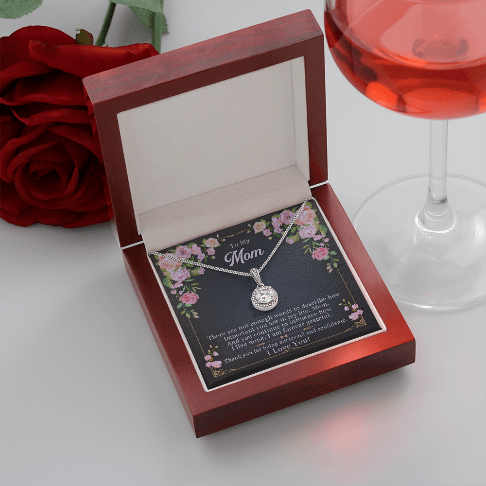 Gift For Mum/Mother/Stepmum - Forever Grateful - Necklace