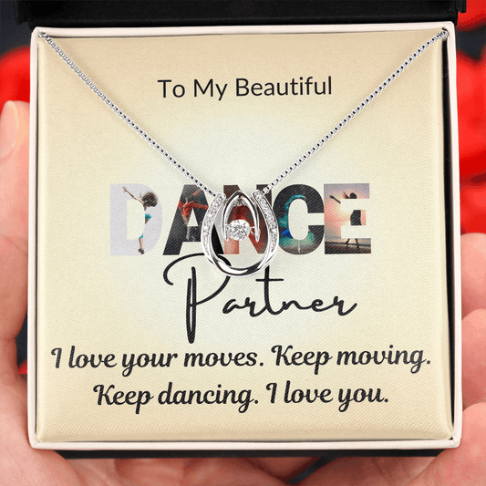 My Beautiful Dance Partner Cubic Zirconia Crystal