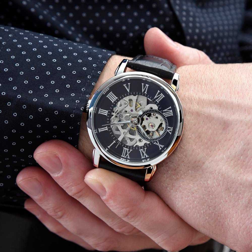 Gift for Dad - My Wedding - Men´s Openwork Watch