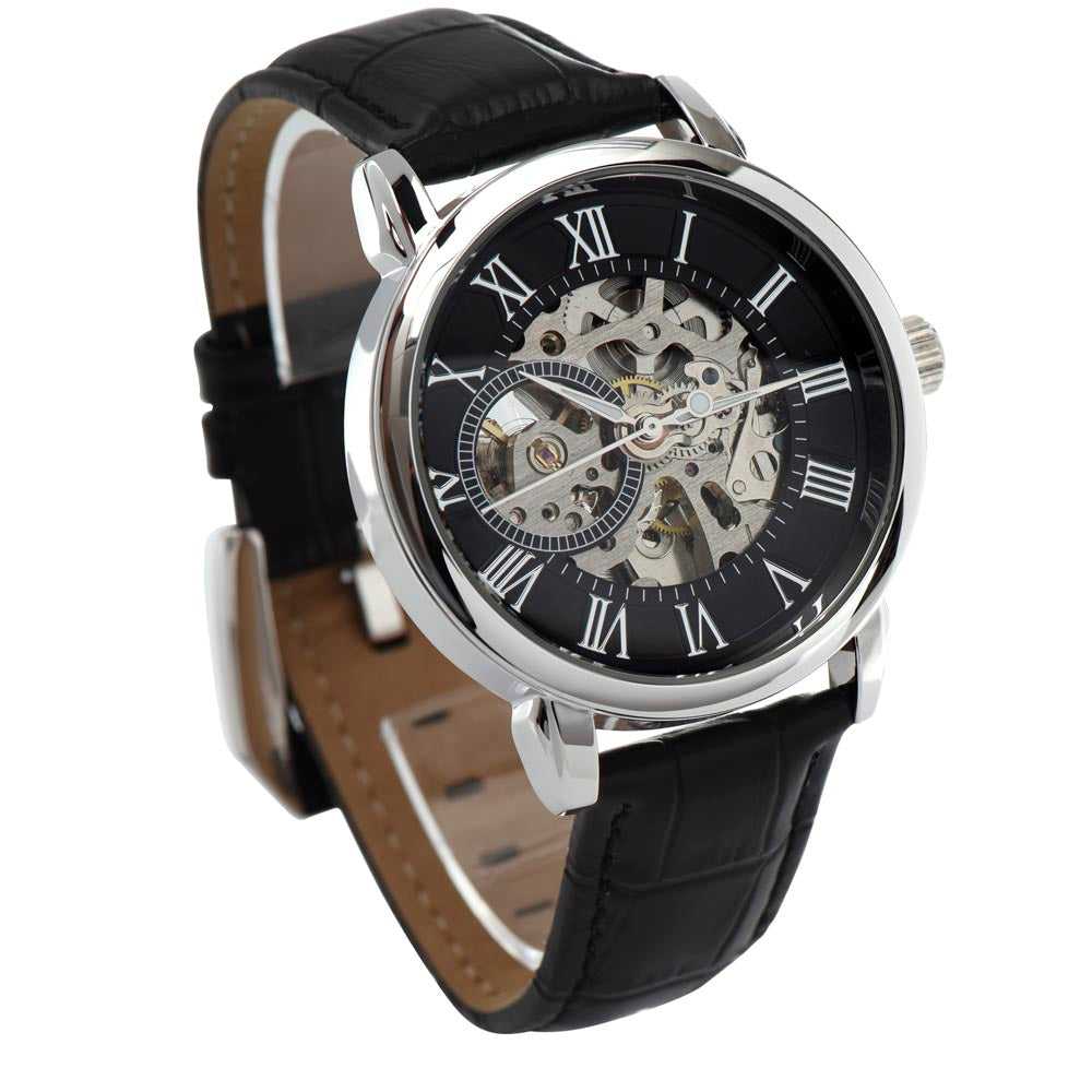 Gift for Dad - My Wedding - Men´s Openwork Watch