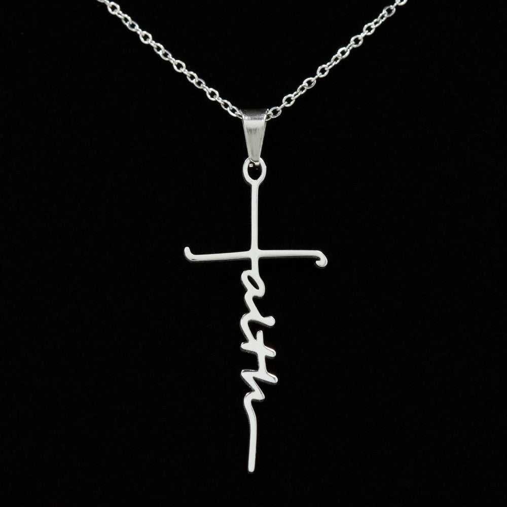 Necklace Faith Cross Trust