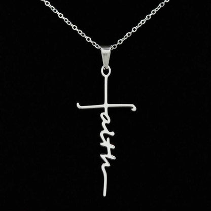 Necklace Faith Cross Trust