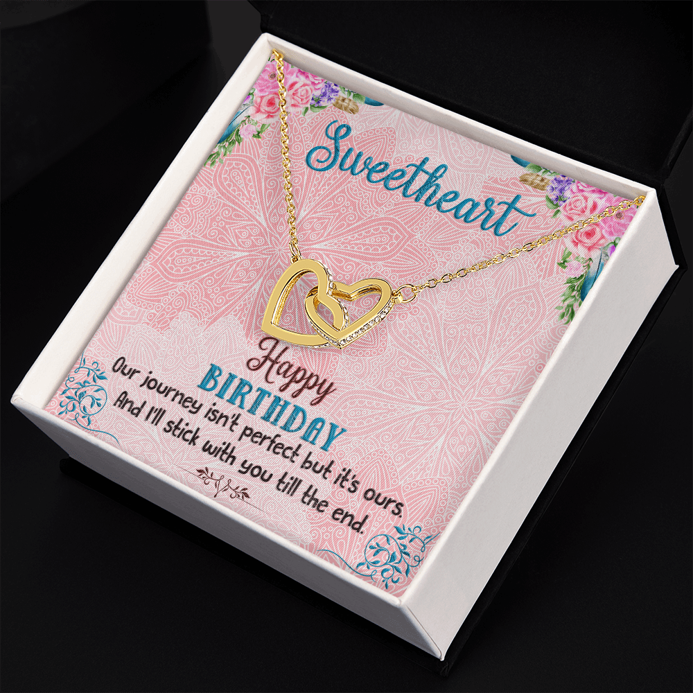 My Sweetheart Interlocking Hearts Necklace