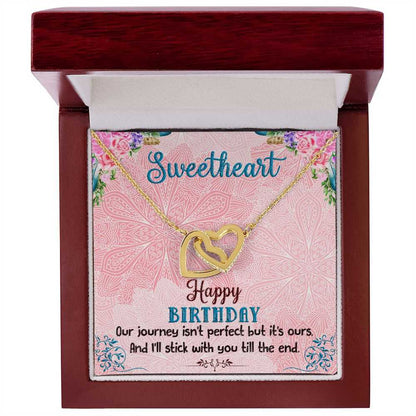 My Sweetheart Interlocking Hearts Necklace