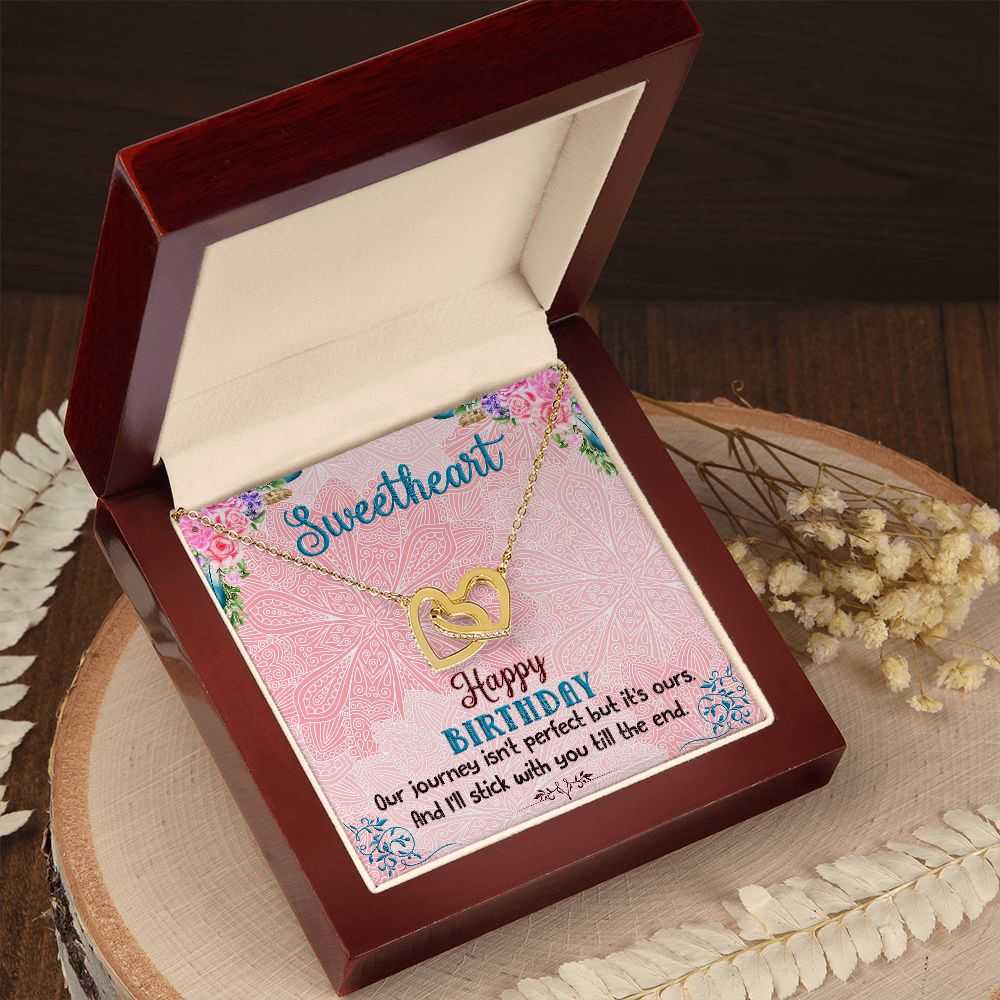 My Sweetheart Interlocking Hearts Necklace