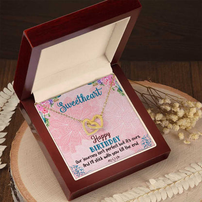 My Sweetheart Interlocking Hearts Necklace