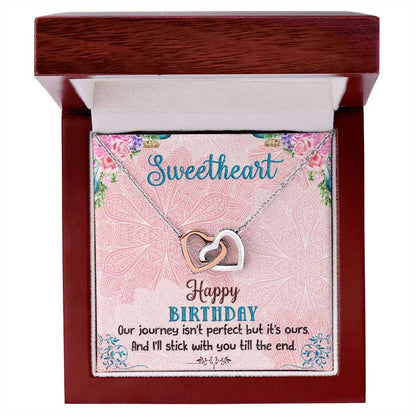 My Sweetheart Interlocking Hearts Necklace
