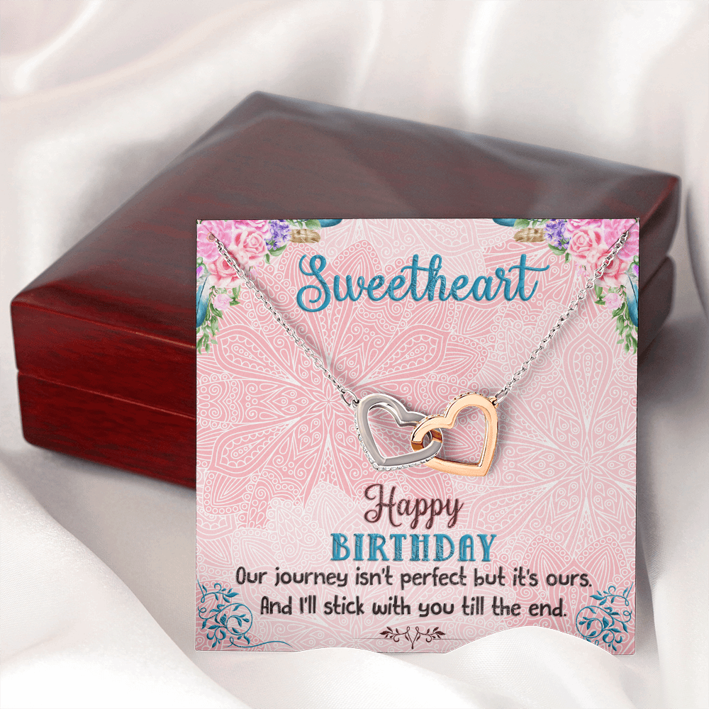 My Sweetheart Interlocking Hearts Necklace