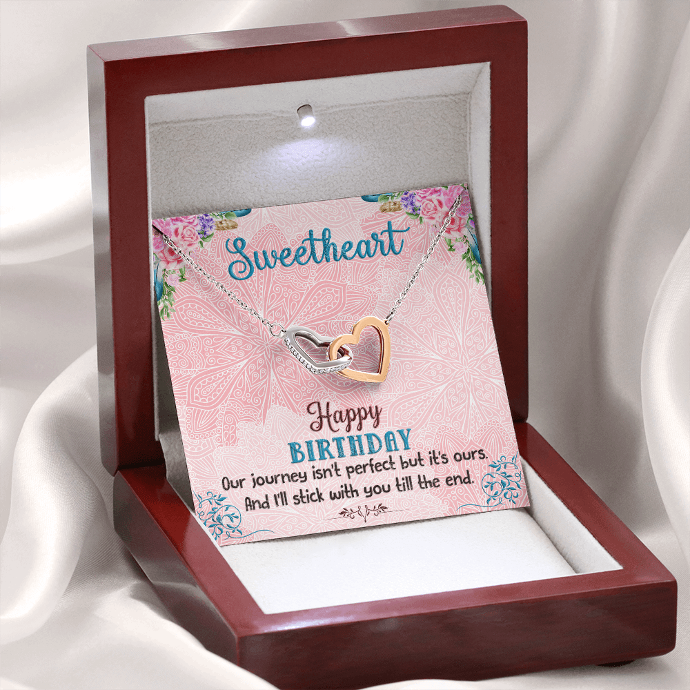 My Sweetheart Interlocking Hearts Necklace