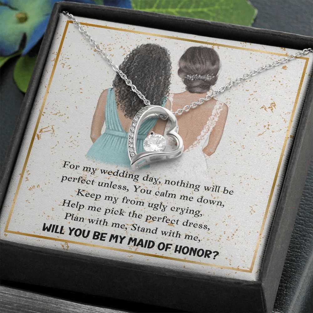 Gift For Maid Of Honor - Stand With Me - Necklace