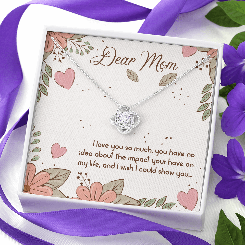 Gift For Mum/Mother/Stepmum - Love You So Much - Necklace