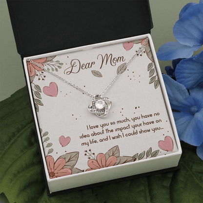 Gift For Mum/Mother/Stepmum - Love You So Much - Necklace