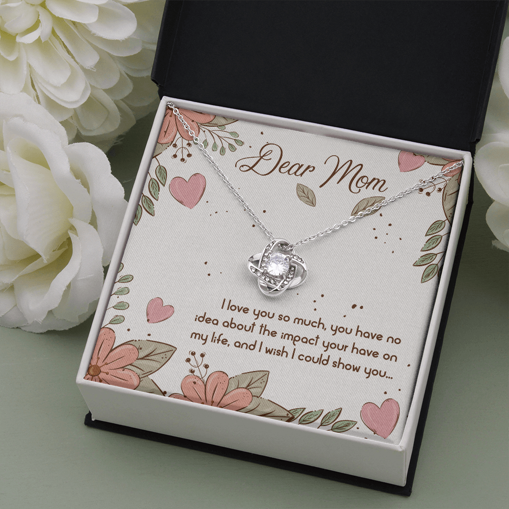 Gift For Mum/Mother/Stepmum - Love You So Much - Necklace