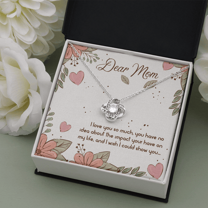 Gift For Mum/Mother/Stepmum - Love You So Much - Necklace