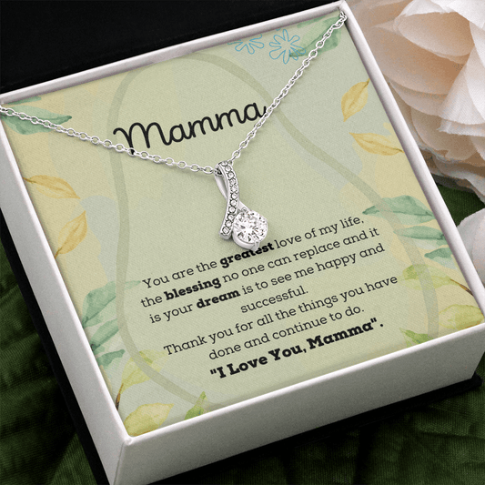 Gift For Mamma/Mother/Stepmum - You are a blessing - Alluring Necklace